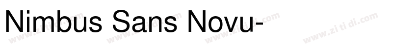 Nimbus Sans Novu字体转换 Nimbus Sans Novu字体转换